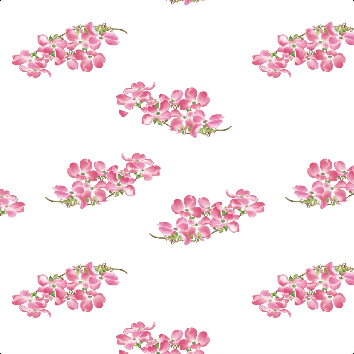 Dogwoods In Bloom Swaddle Blanket