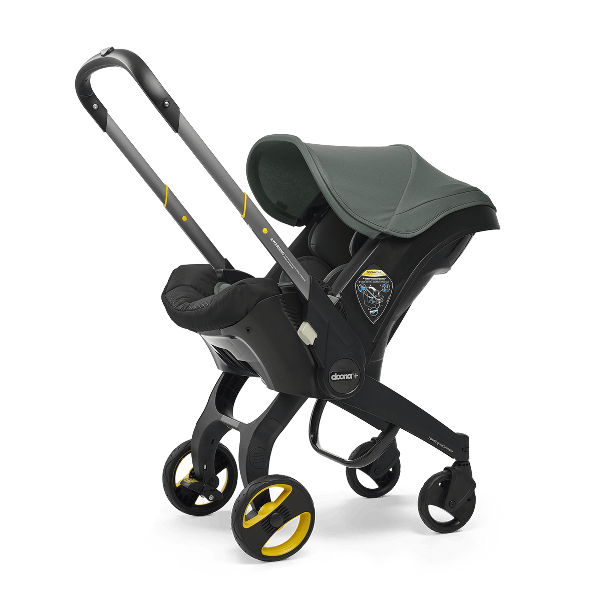 Slate Green Car Seat & Stroller With Base