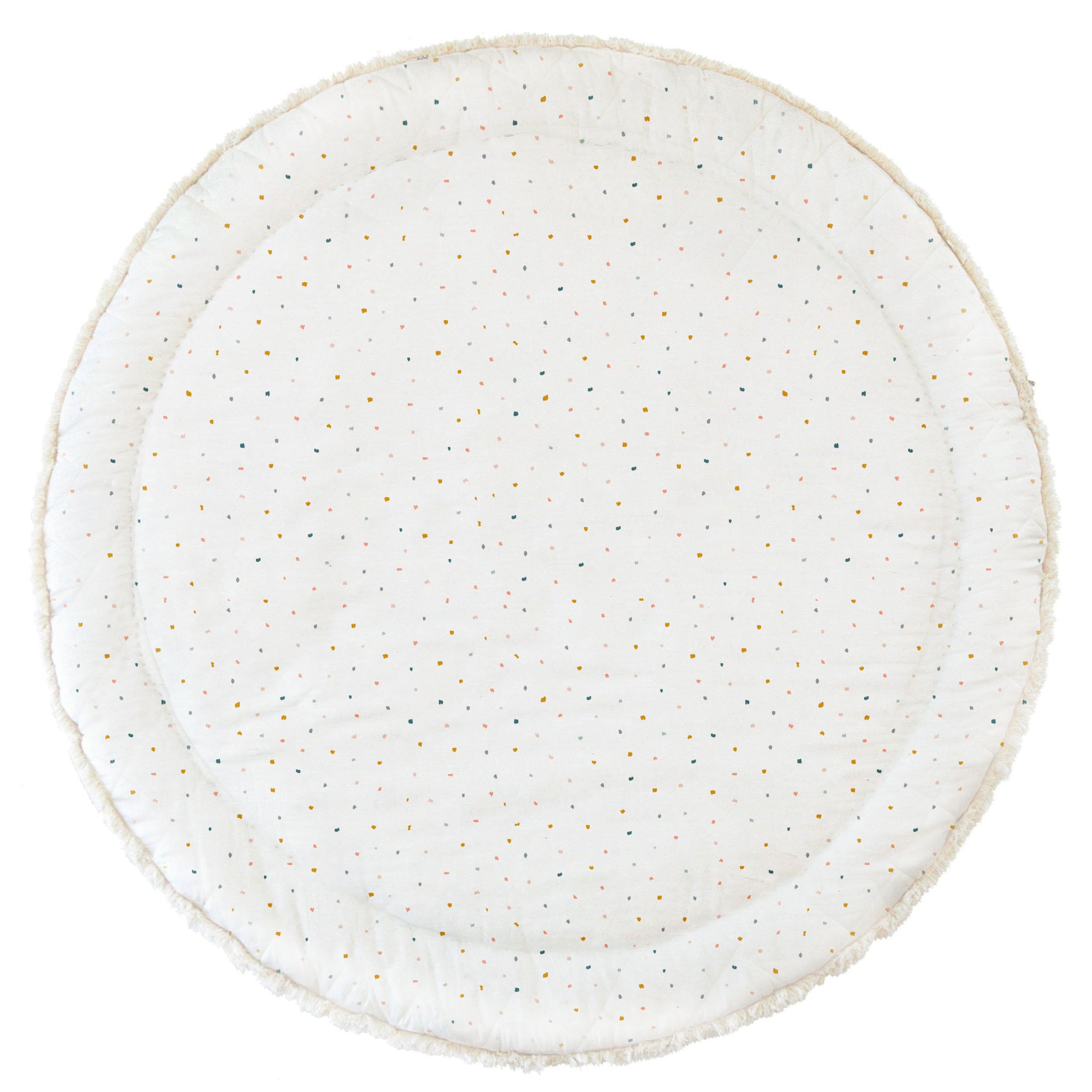 Organic Cotton Quilted Reversible Play Mat - Dotty And Ivory