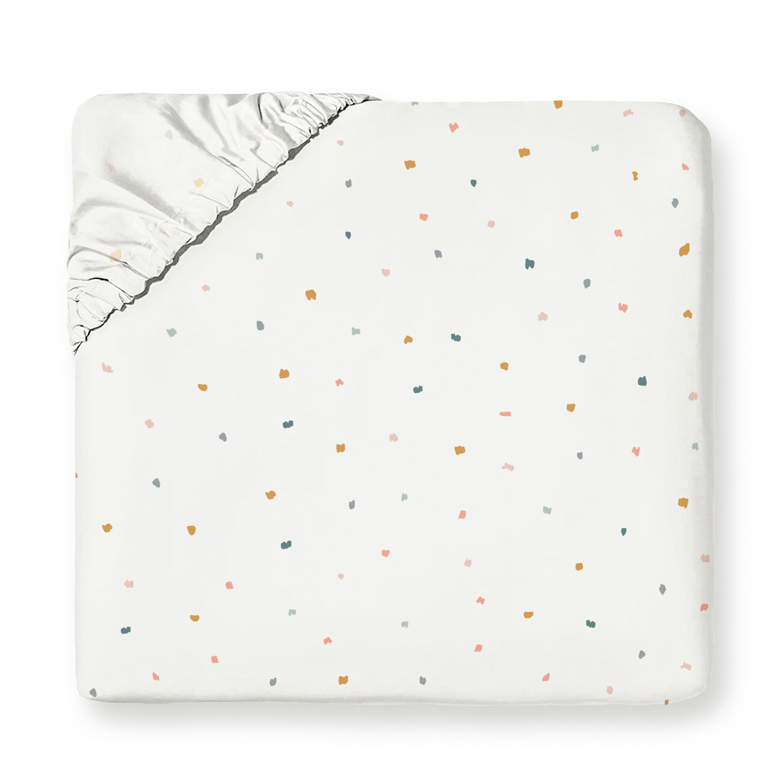 Organic Kids Fitted Sheet - Dotty