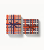 Dotty Plaid Pattern Sheet
