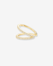 Double Diamond Ear Cuff