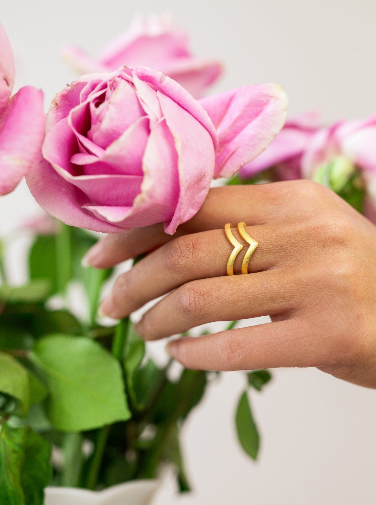 Double Wave Ring