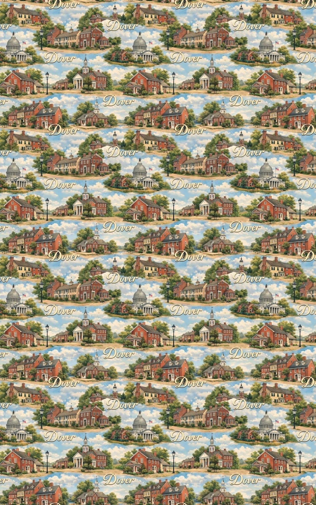 Dover First State Glow Wrapping Paper