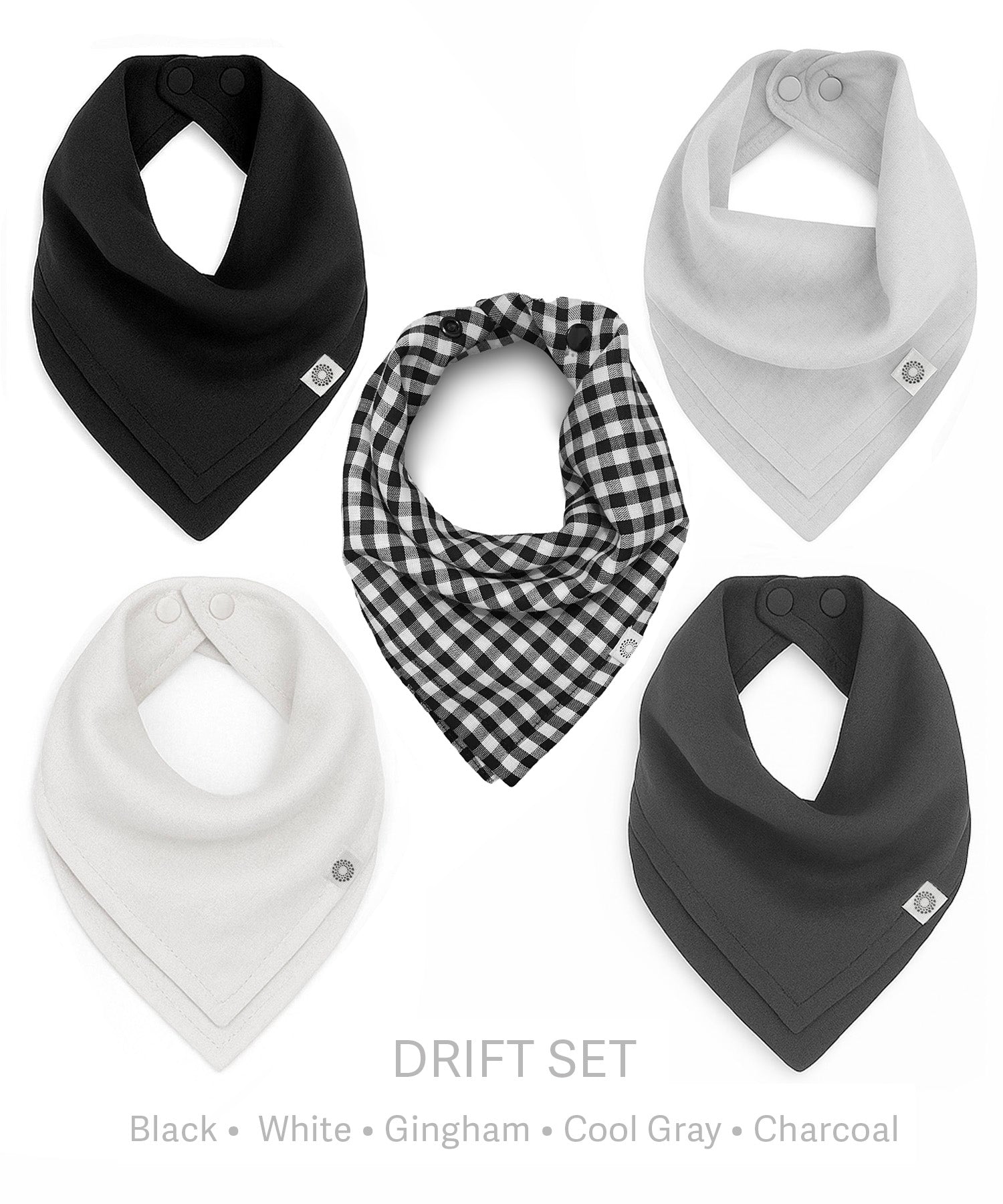 Organic Scarf Bib 5-pack