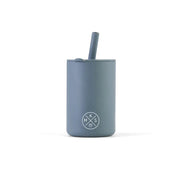 Drinking Cup With Straw - Charcoal