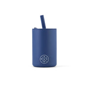 Drinking Cup With Straw - Navy
