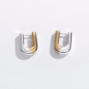 Duality Huggie Hoops
