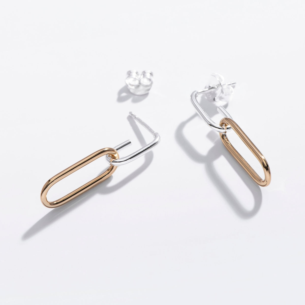 Duality Open Link Earrings