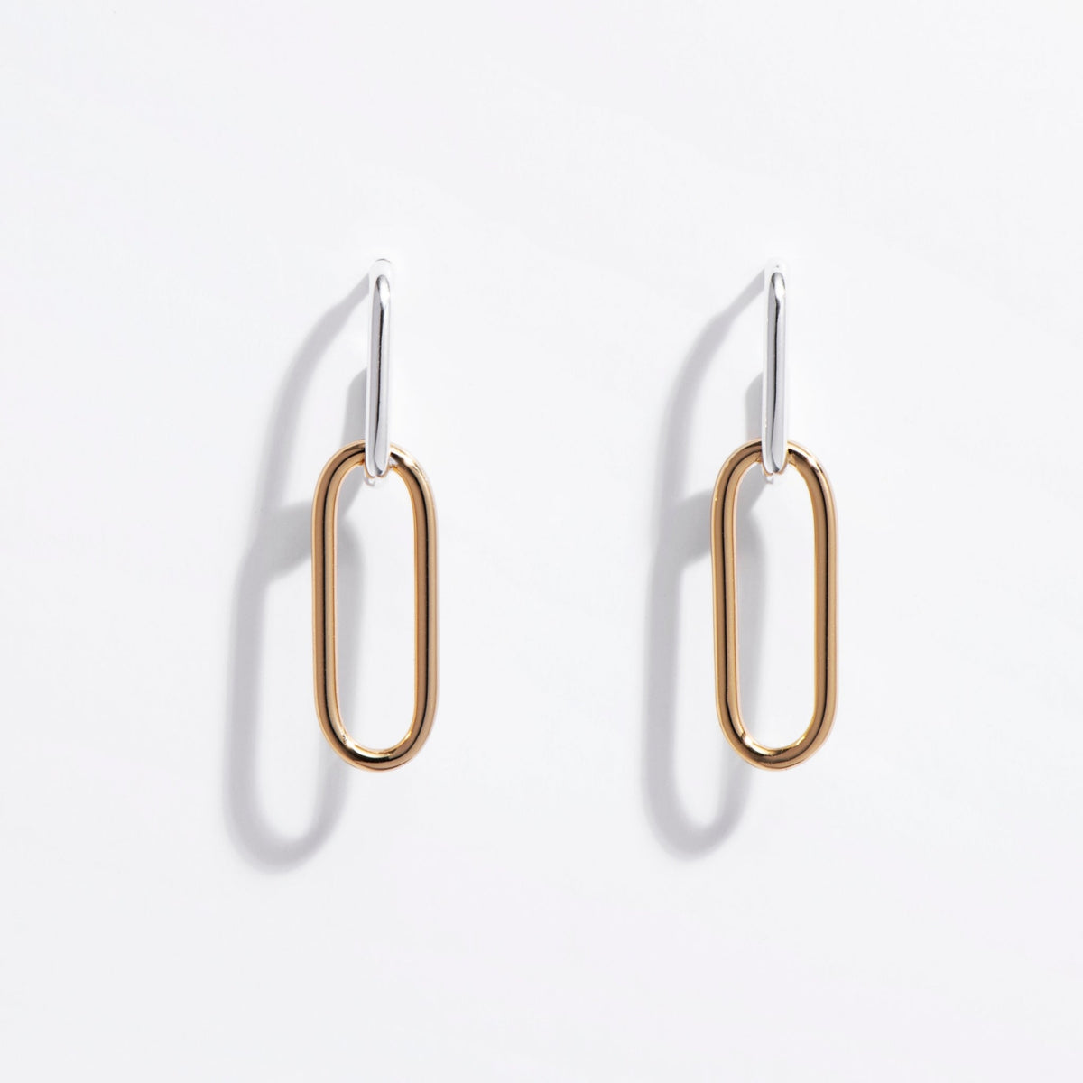 Duality Open Link Earrings
