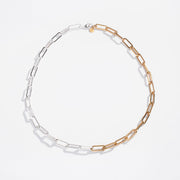 Duality Paperclip Chain Necklace