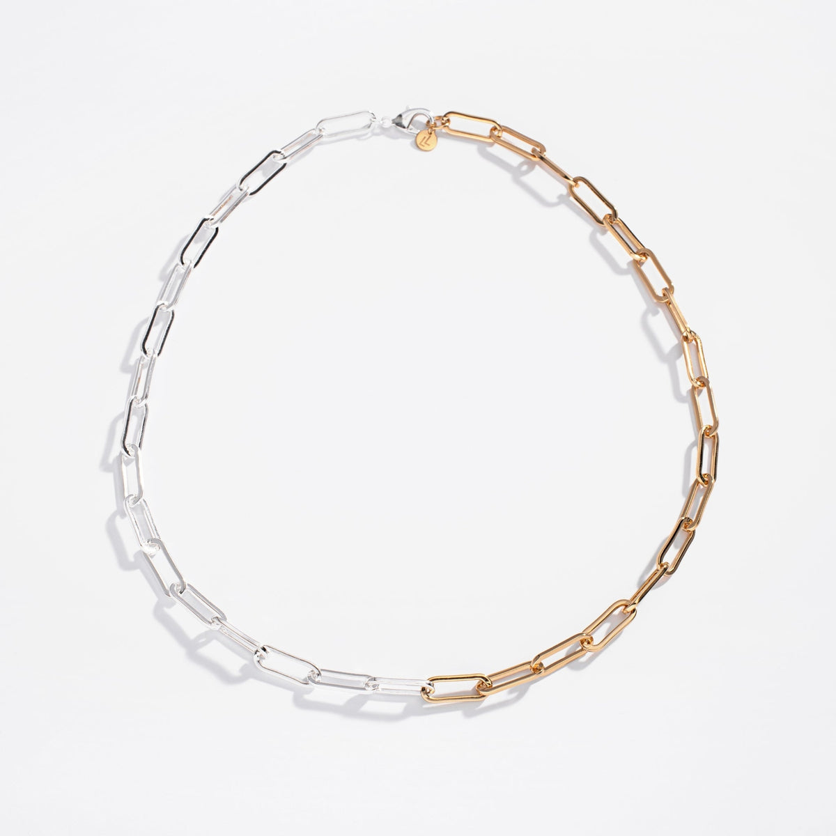 Duality Paperclip Chain Necklace