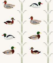 Ducks For Nicholas In Cream- Fabric