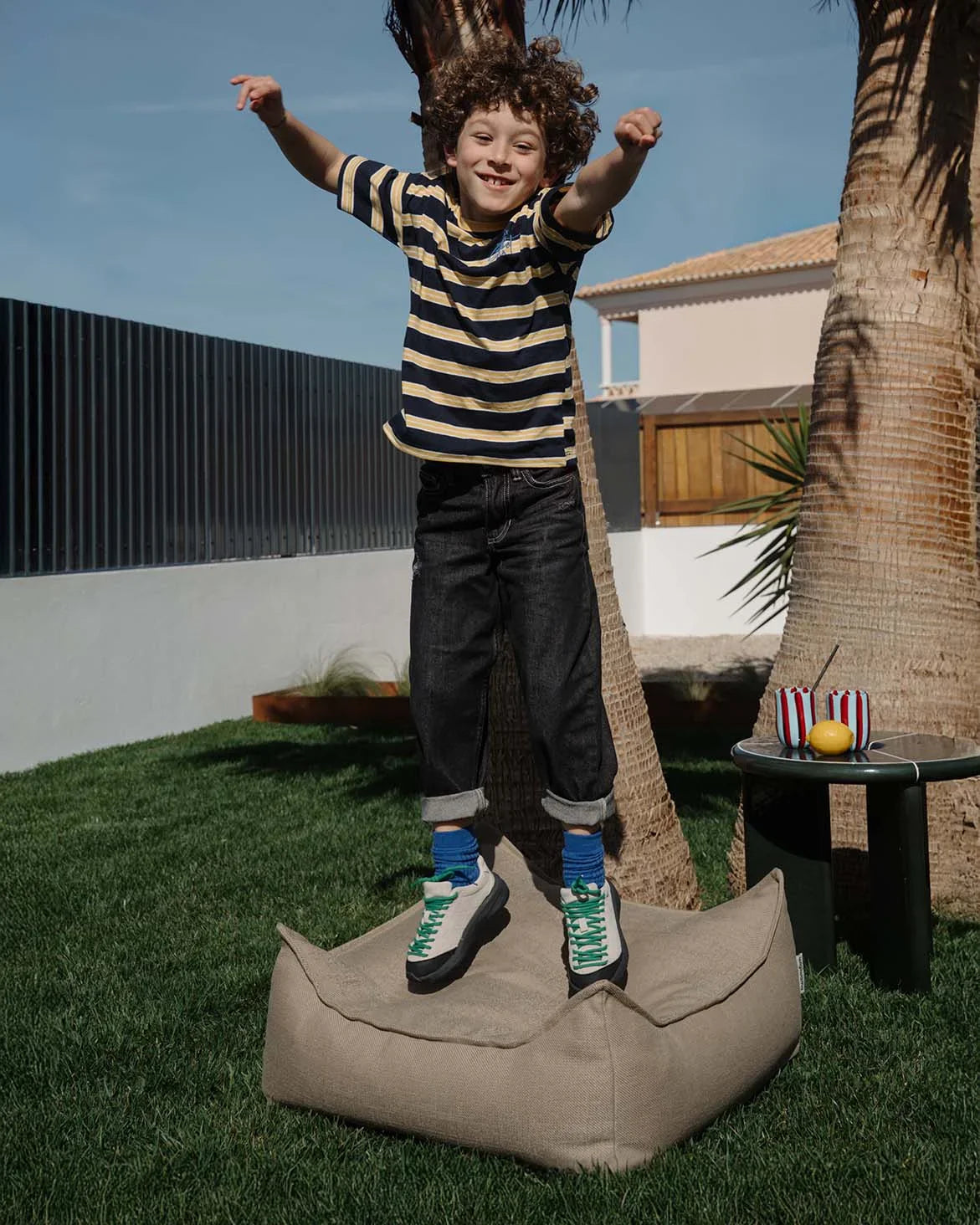 Dune Outdoor Square Ottoman