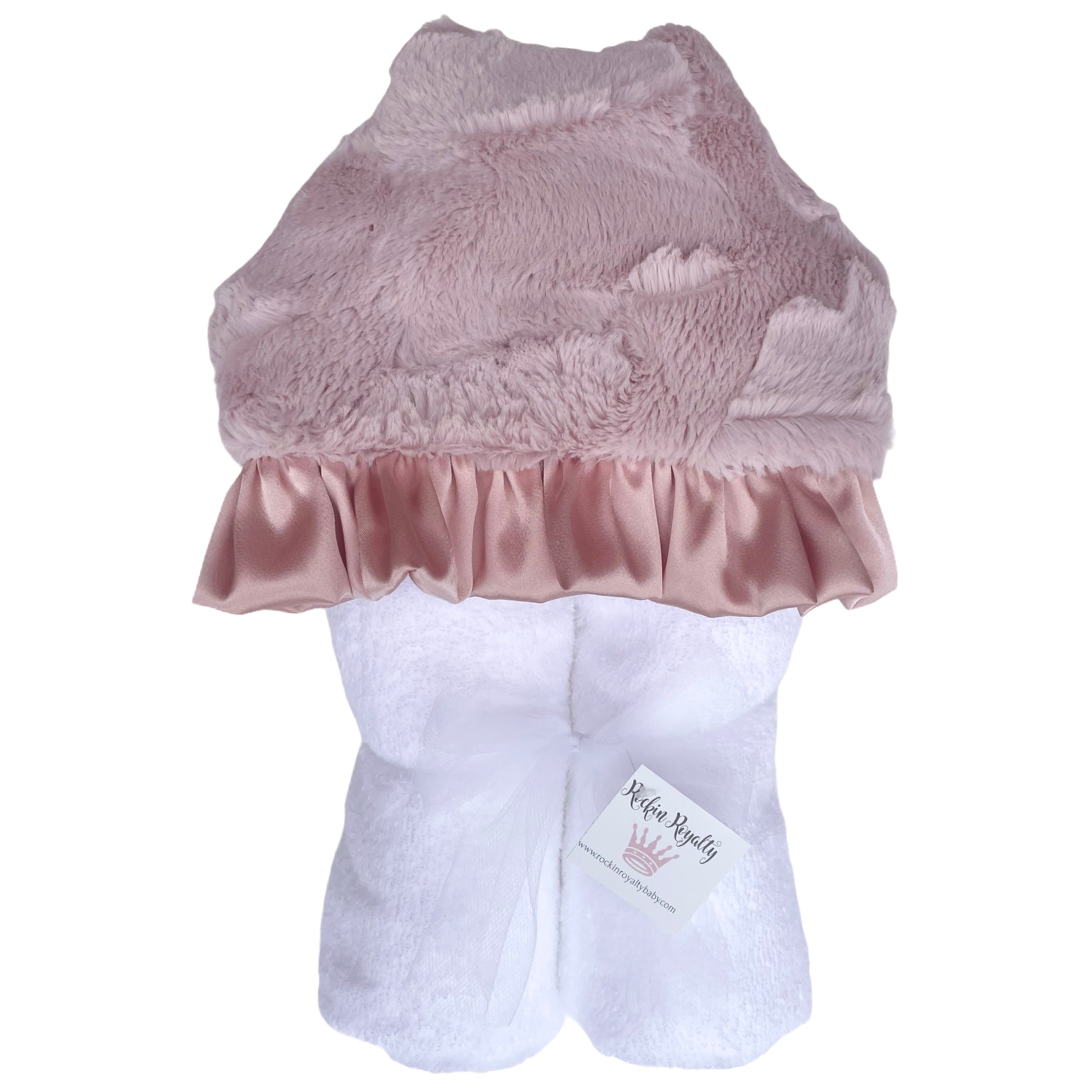 Dusty Pink | Plush Hooded Towel