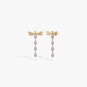 Damselfly Pearl Earrings