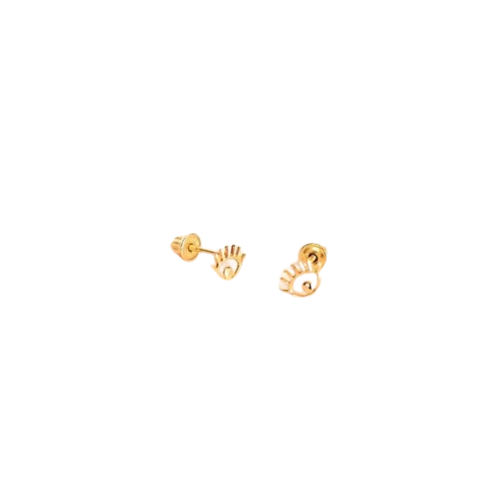 Gold Eye Studs