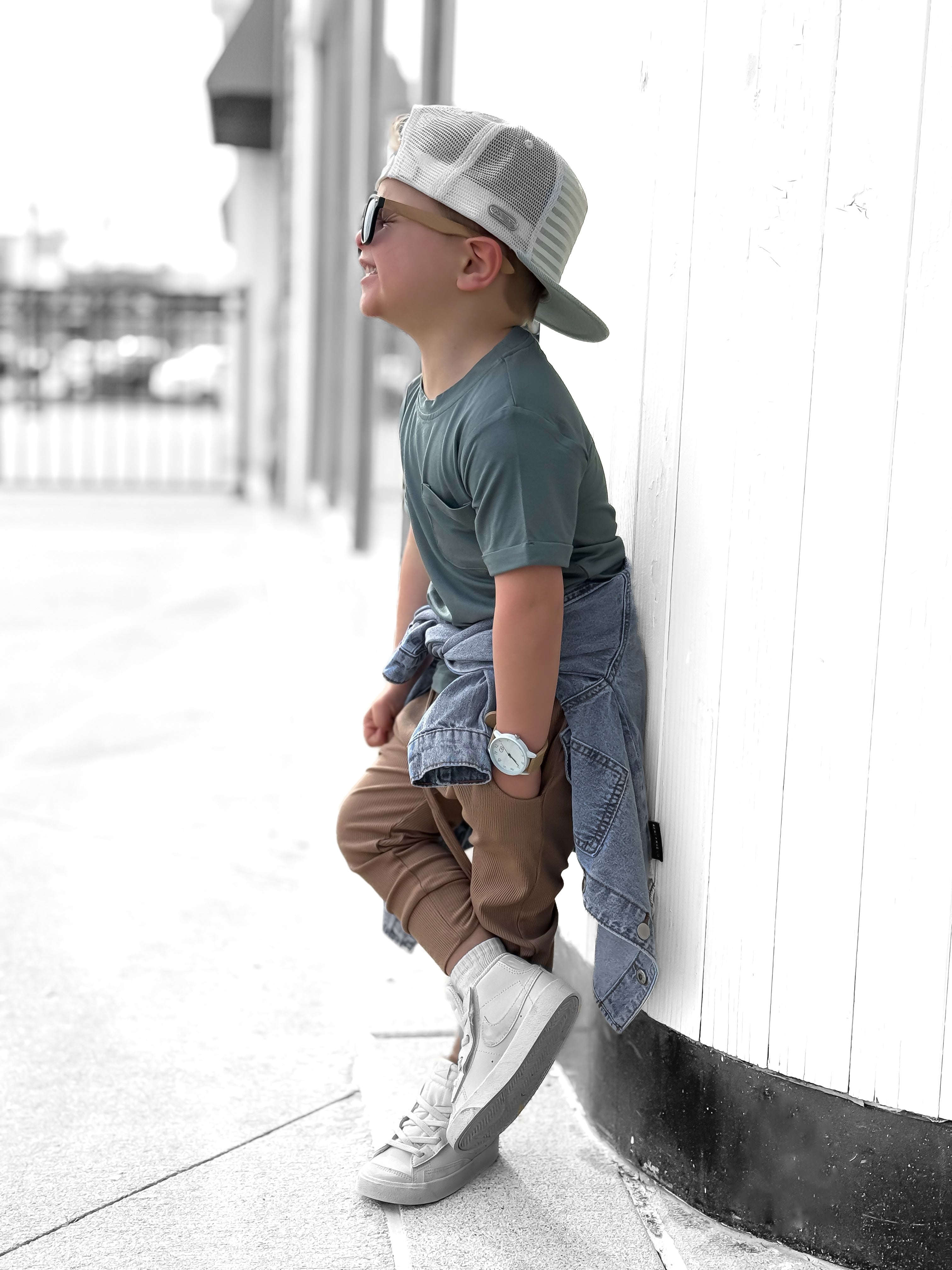 Bamboo Pocket Tee - Spruce