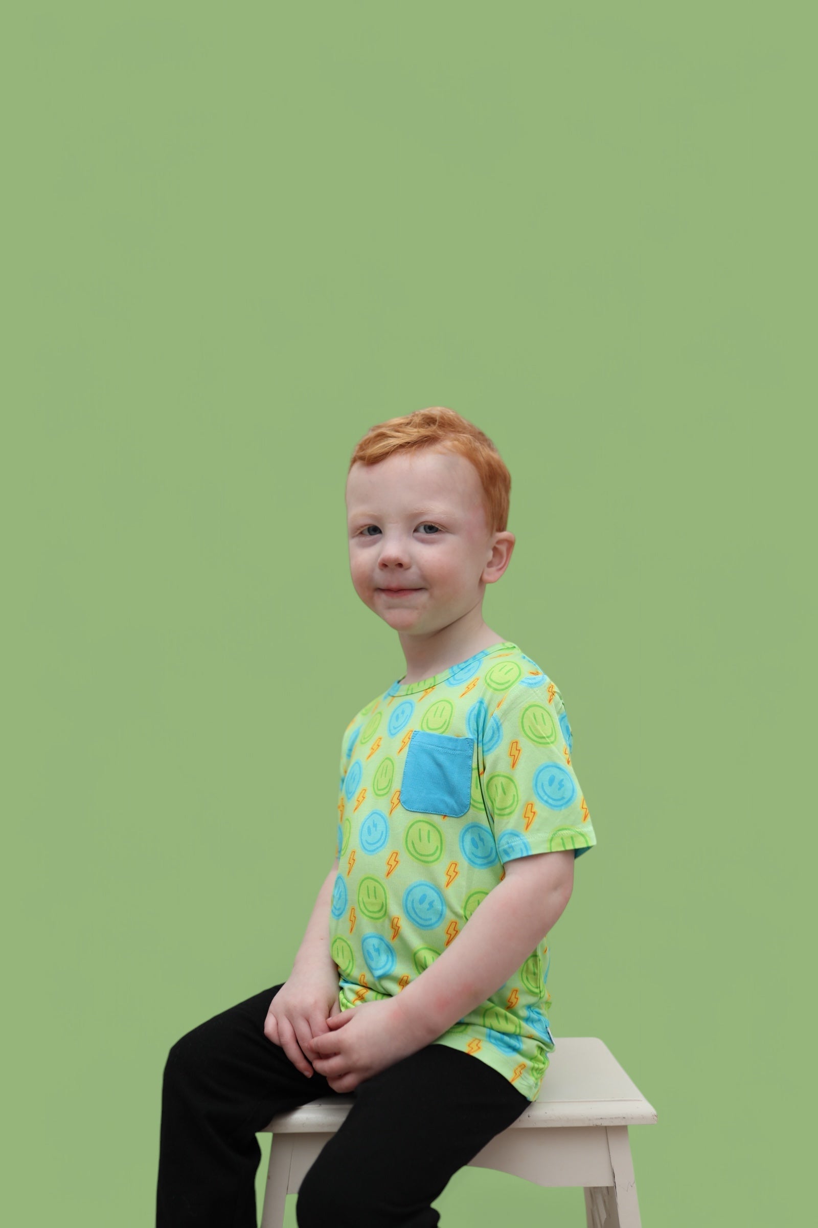 Neon Smiles Dream Pocket Tee