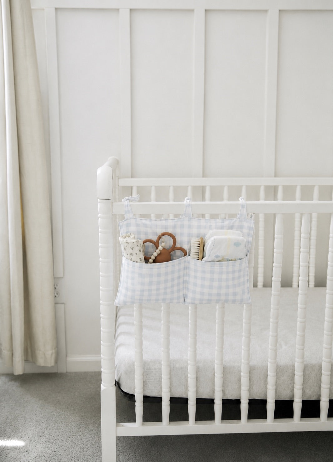 Baby Crib Diaper Caddy Storage Organizer Nursery Room