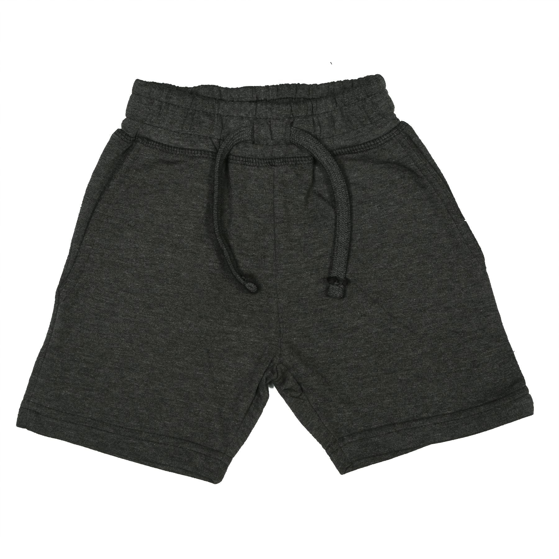 Kids Heathered Comfy Shorts - Distressed Black