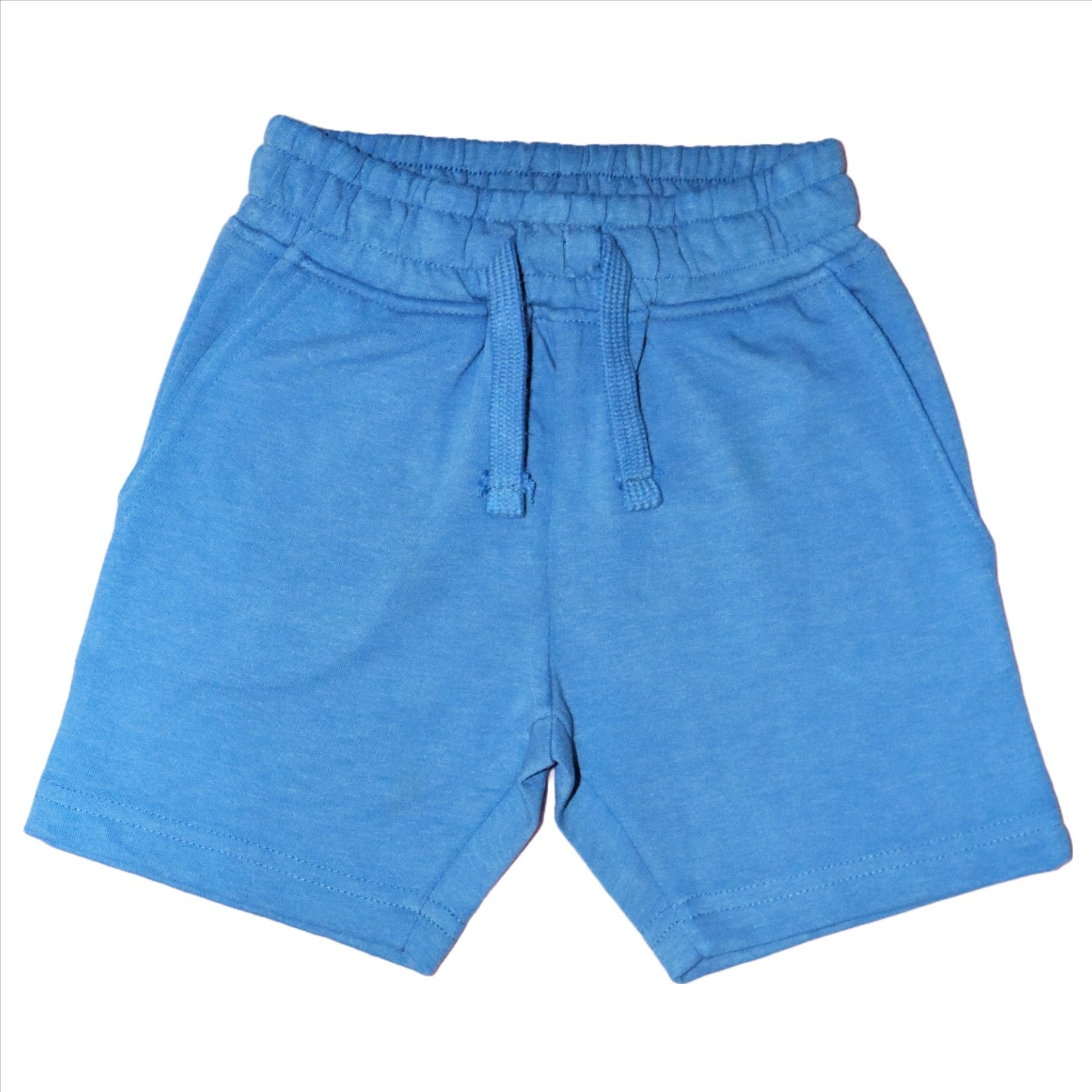 Kids Heathered Comfy Shorts - Distressed Cobalt