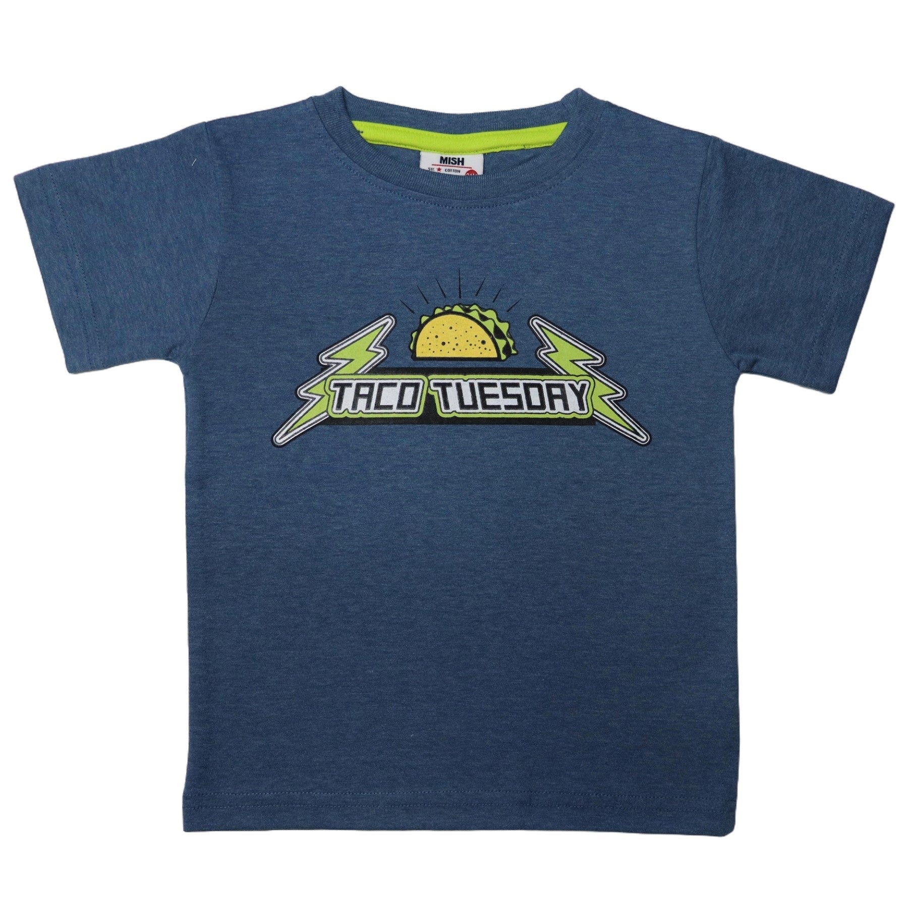 Kids Short Sleeve Distressed Tee - Taco Tuesday