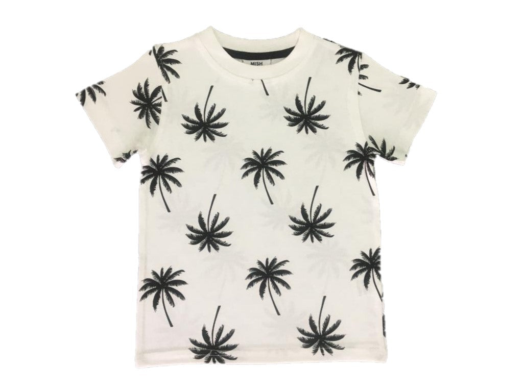 Kids Short Sleeve Tee - Palm Trees