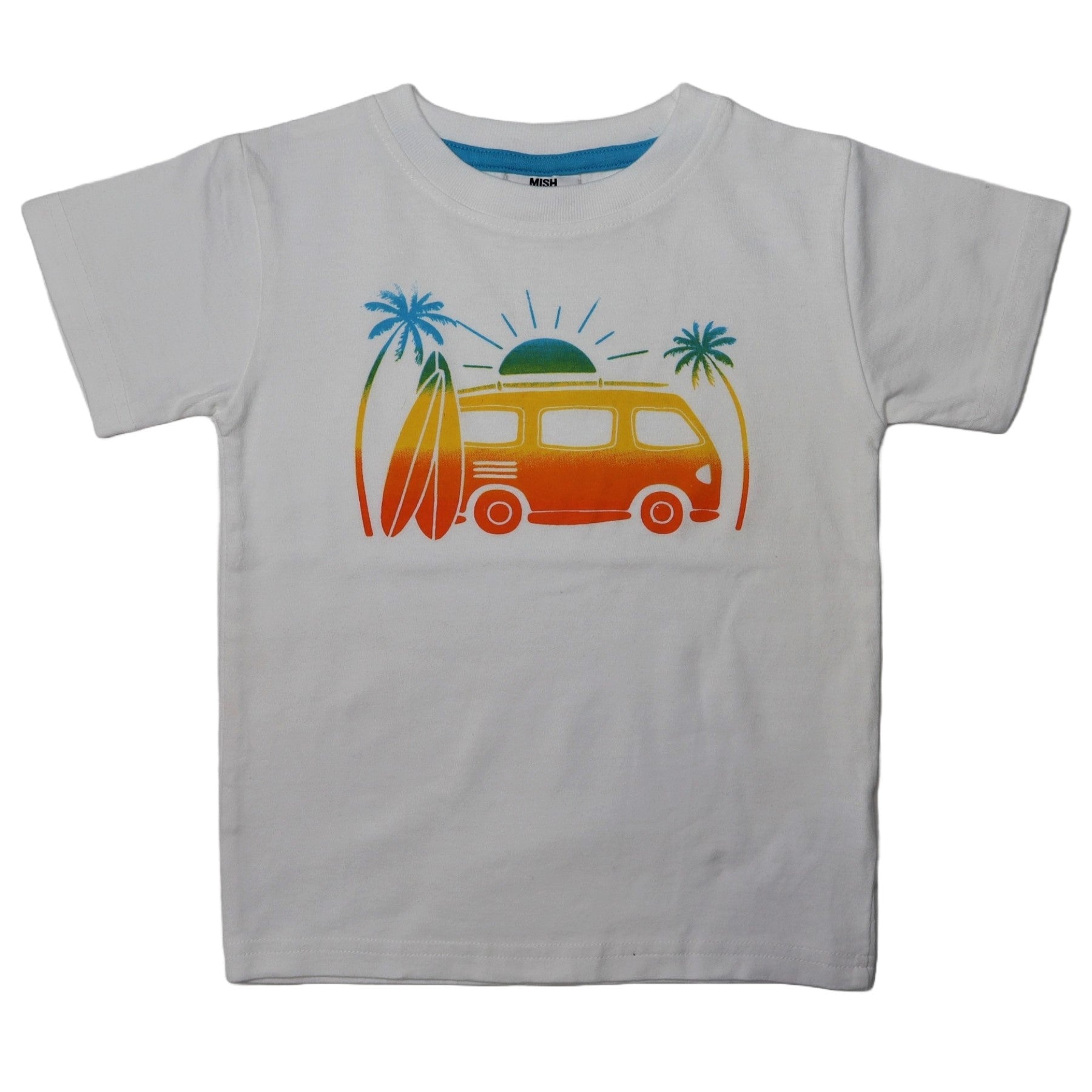 Kids Short Sleeve Tee - Sunset Van