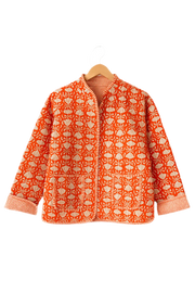 The Charlotte Jacket In Orange Marigold