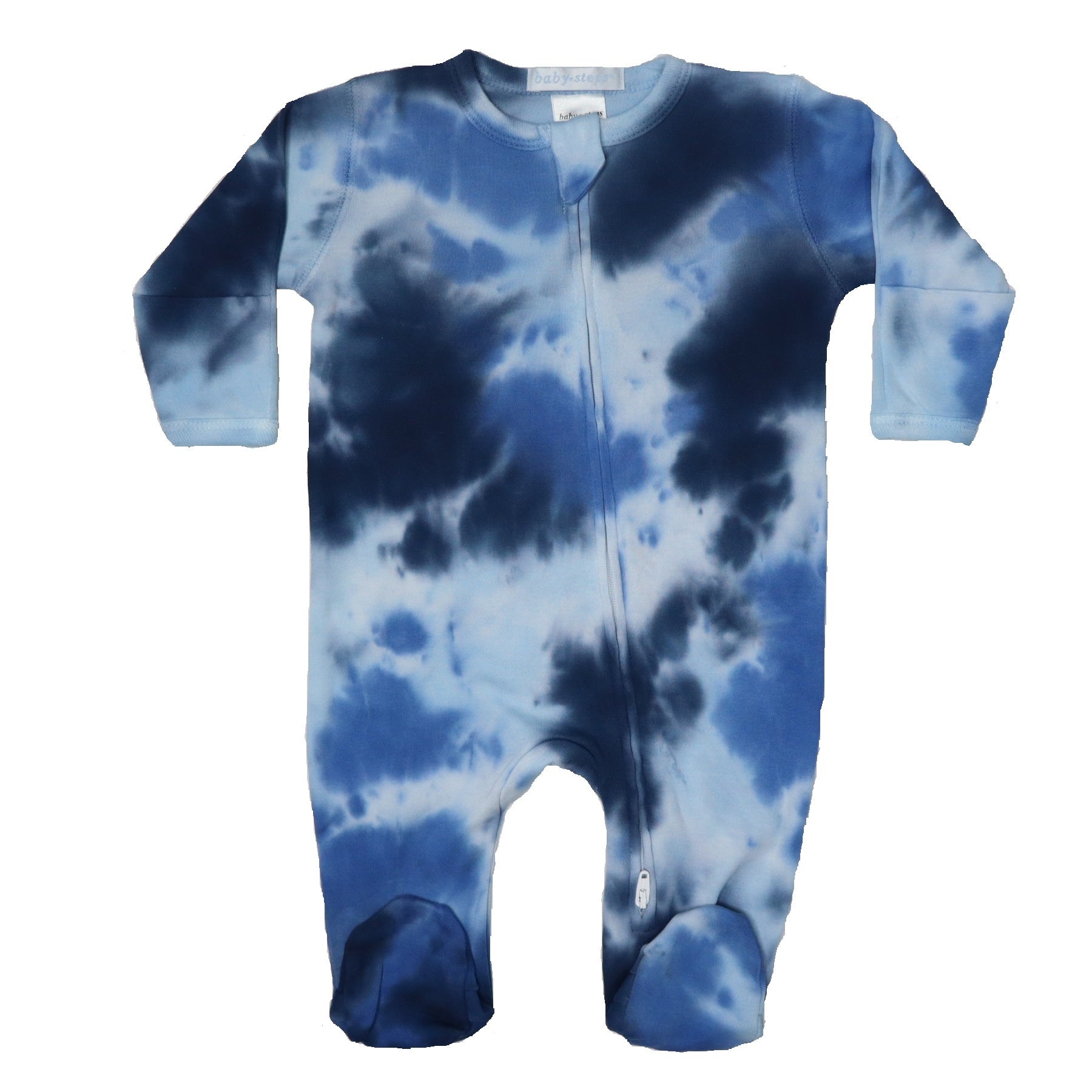 Baby Tie Dye Zipper Footie - Harper