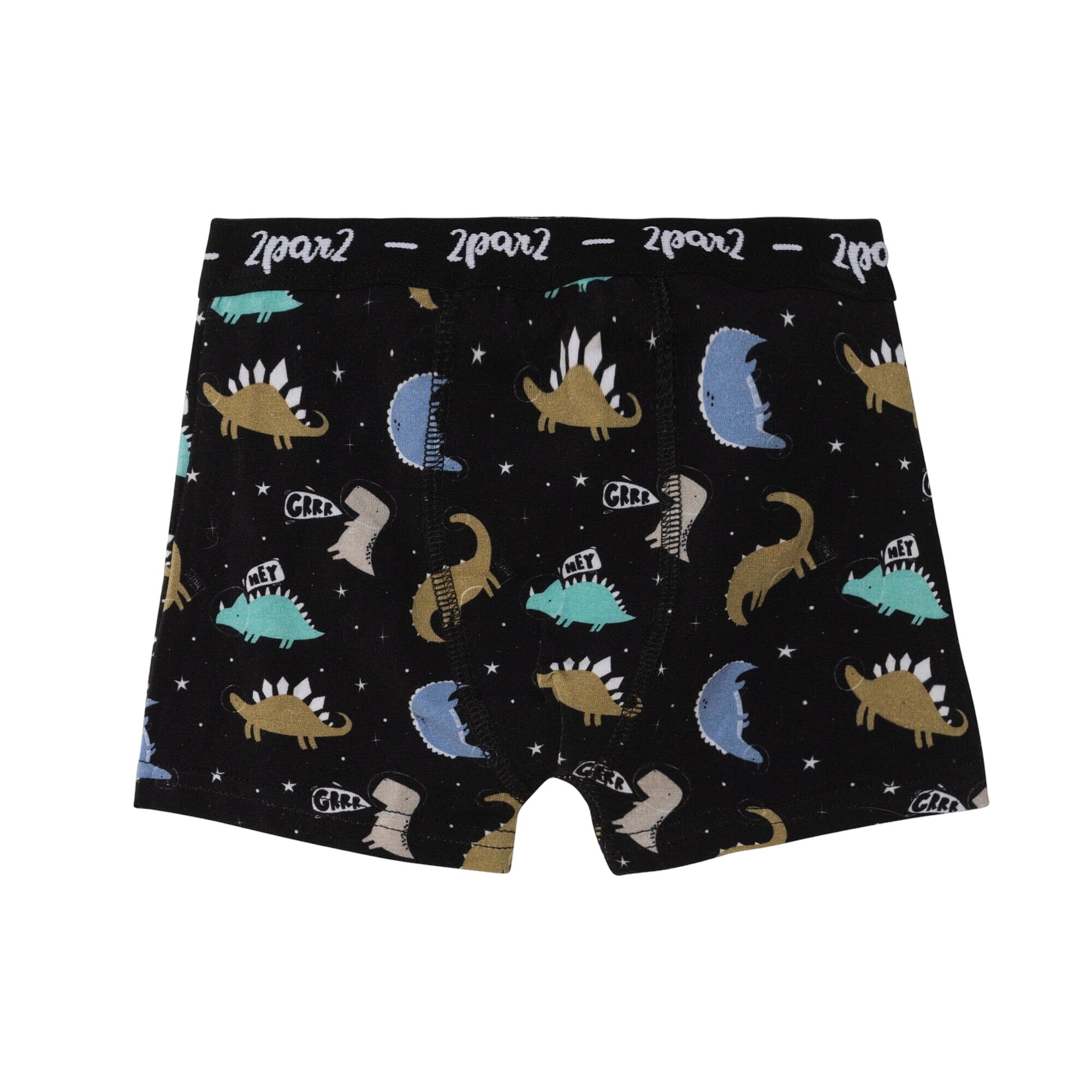 Printed Boxer Short Black Astro Dinosaur