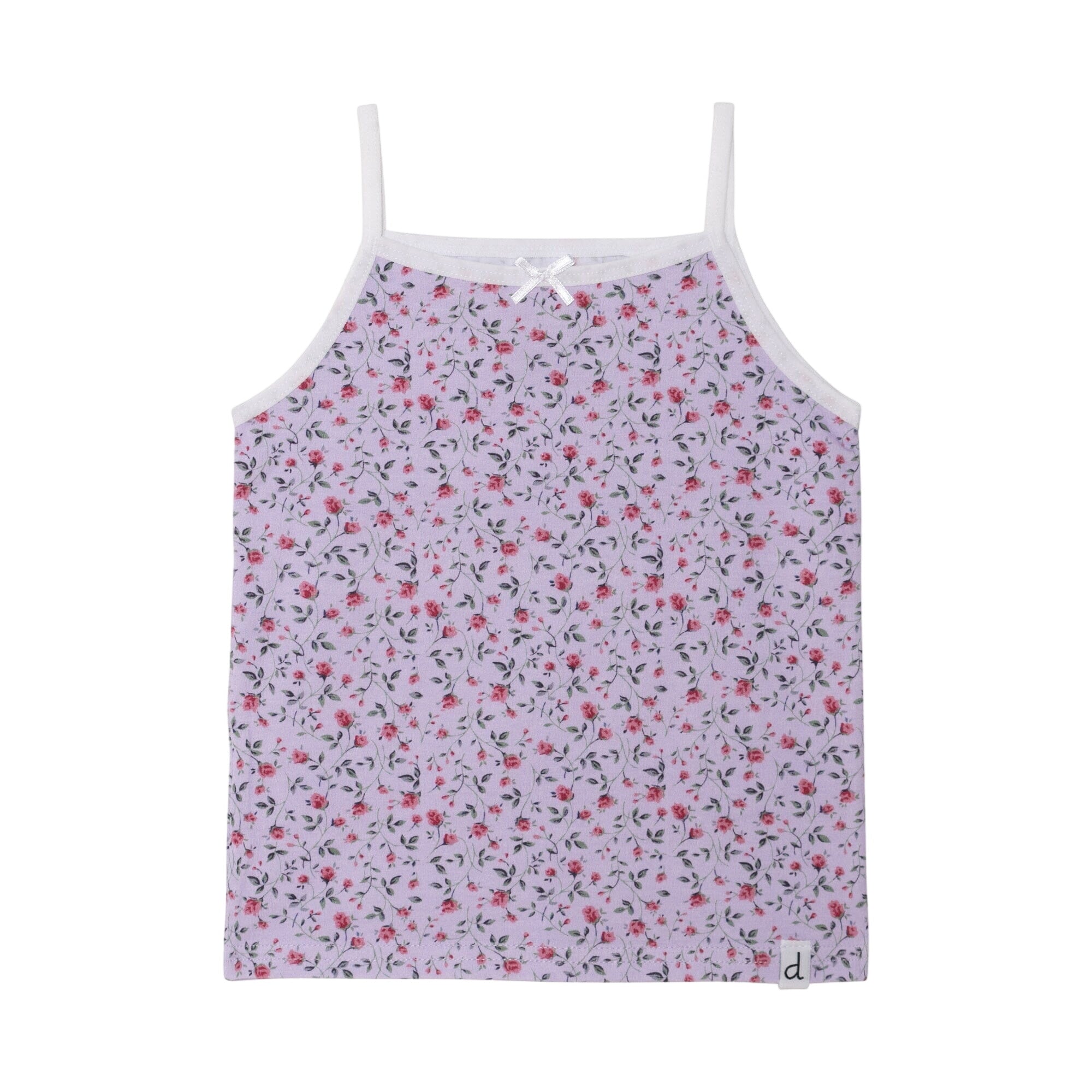 Printed Tank Top Lilac Little Flowers