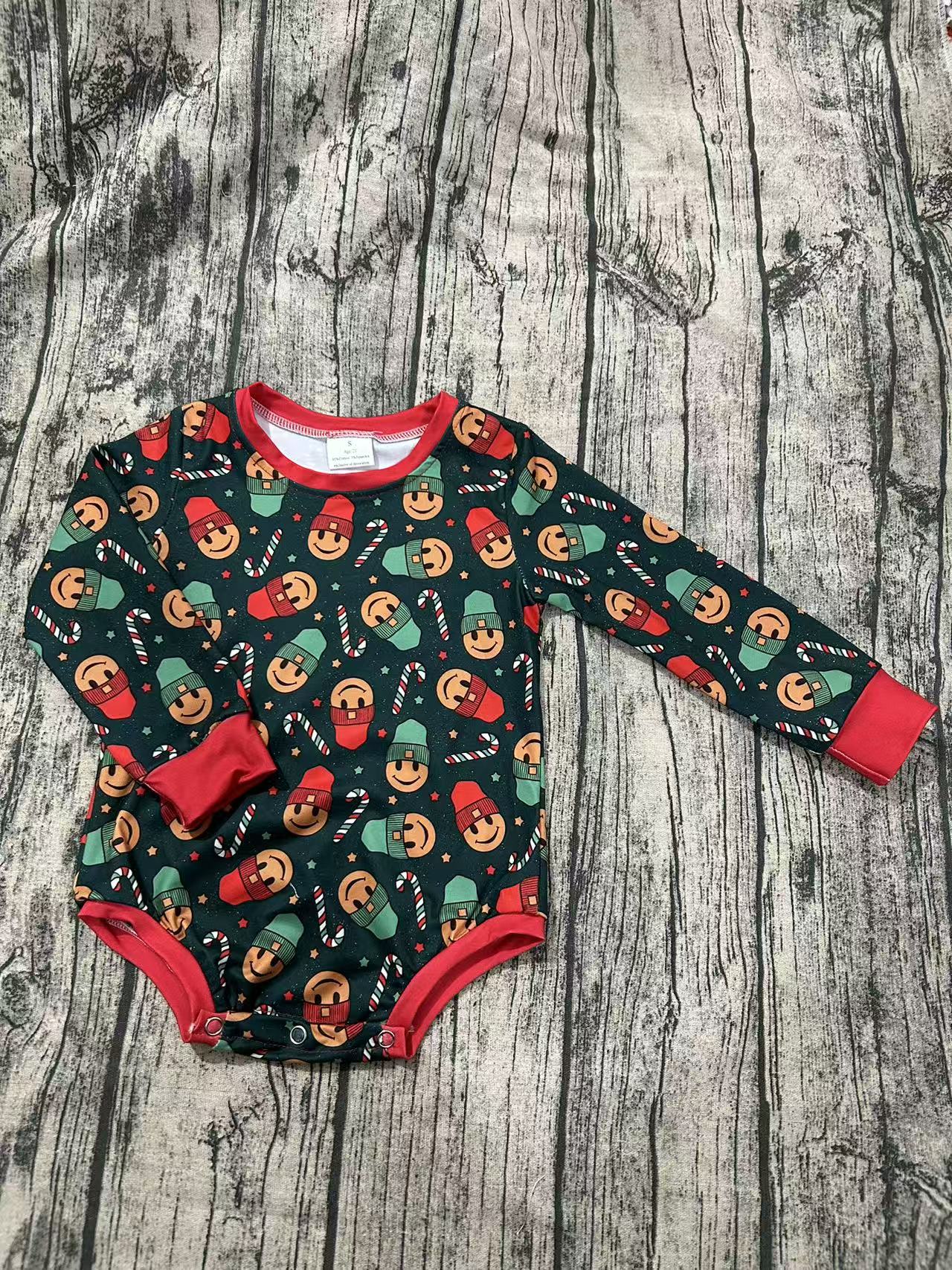 Smiley Candy Cane Long Sleeve Leo