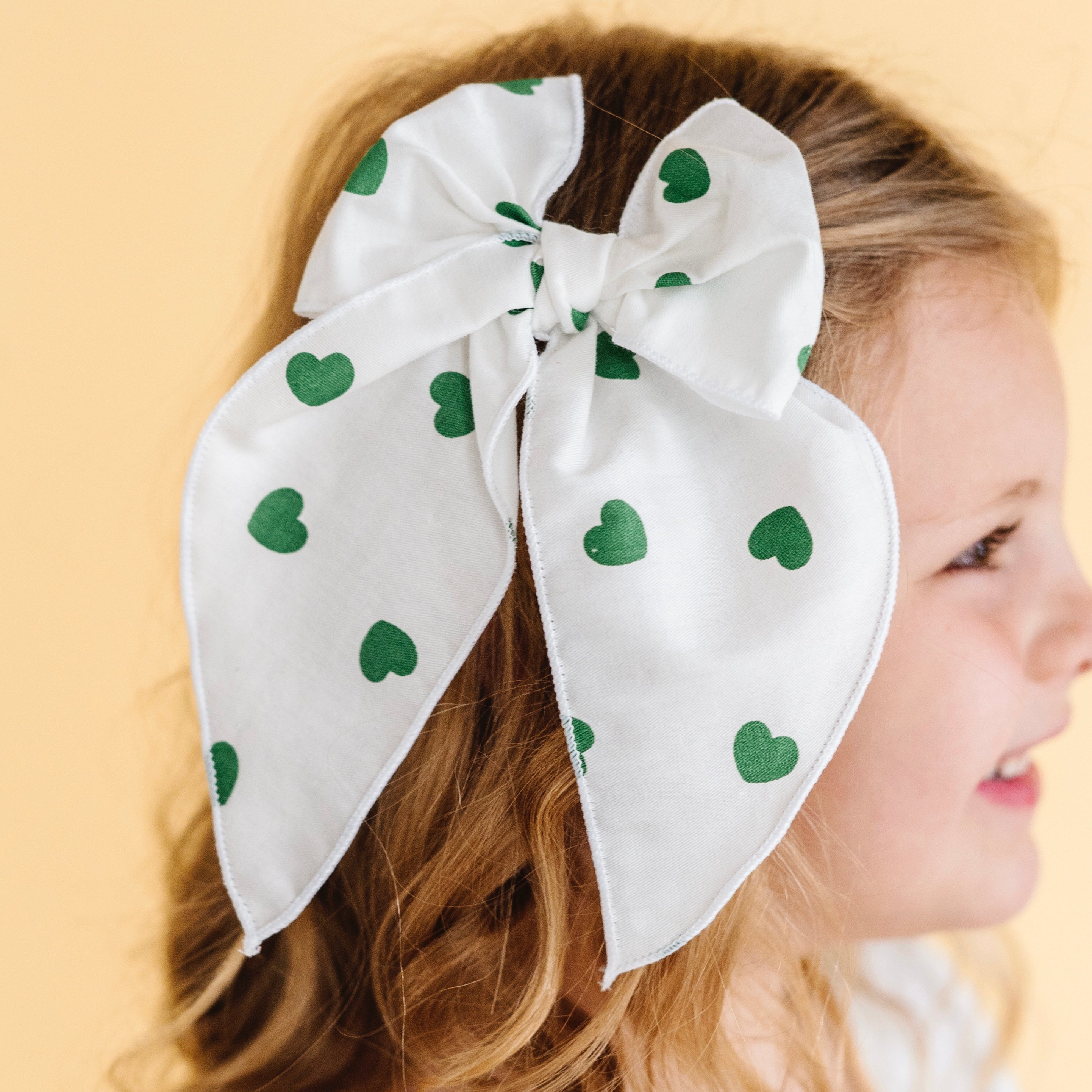 Pointed Big Belle Clip: Lucky Heart