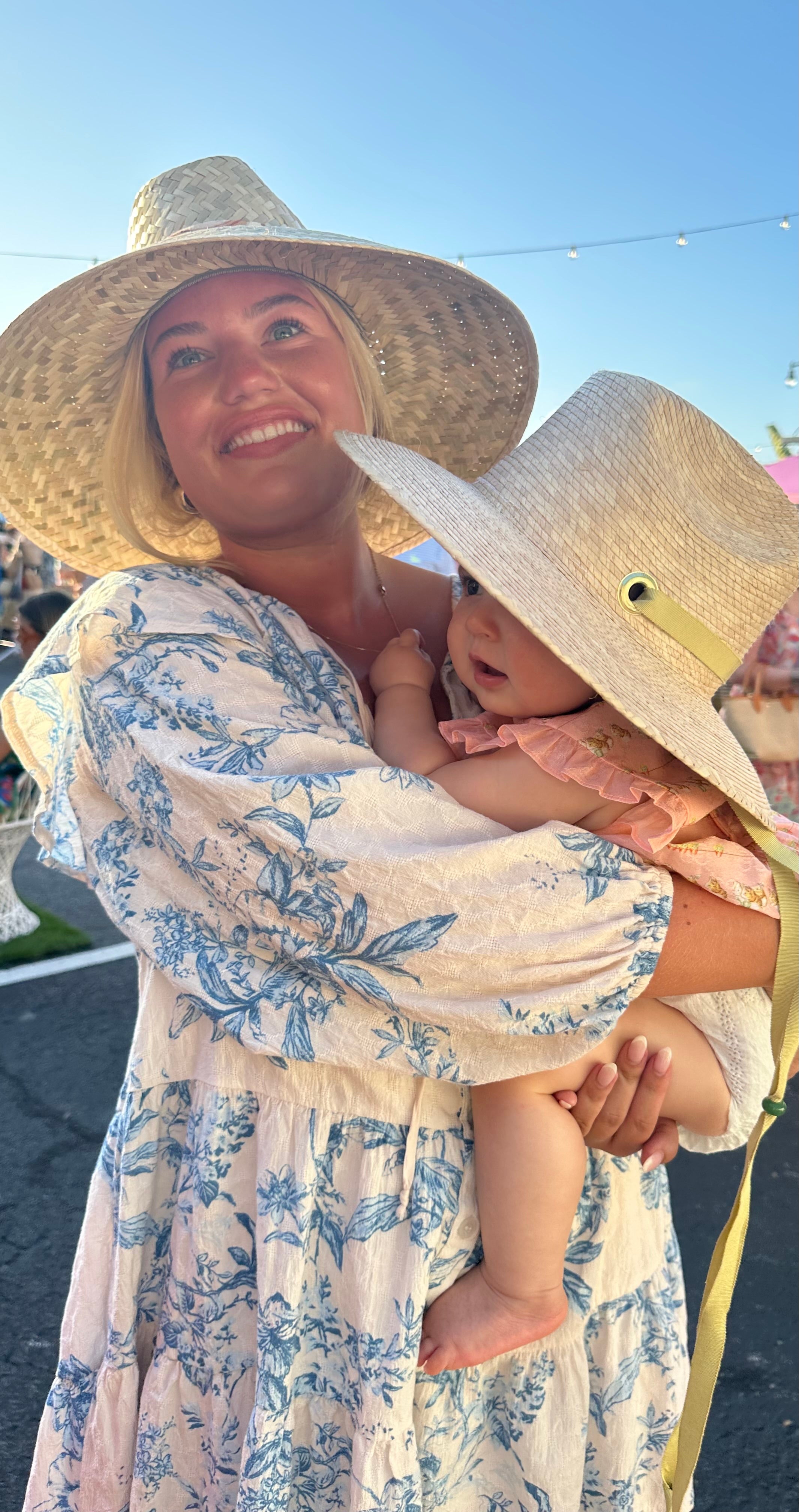 Begonia Sun Hat - Neon Green Lanyard With Jade Toggle