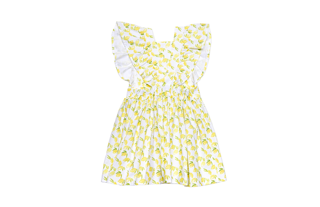 Vintage Inspired Dress In Lemons