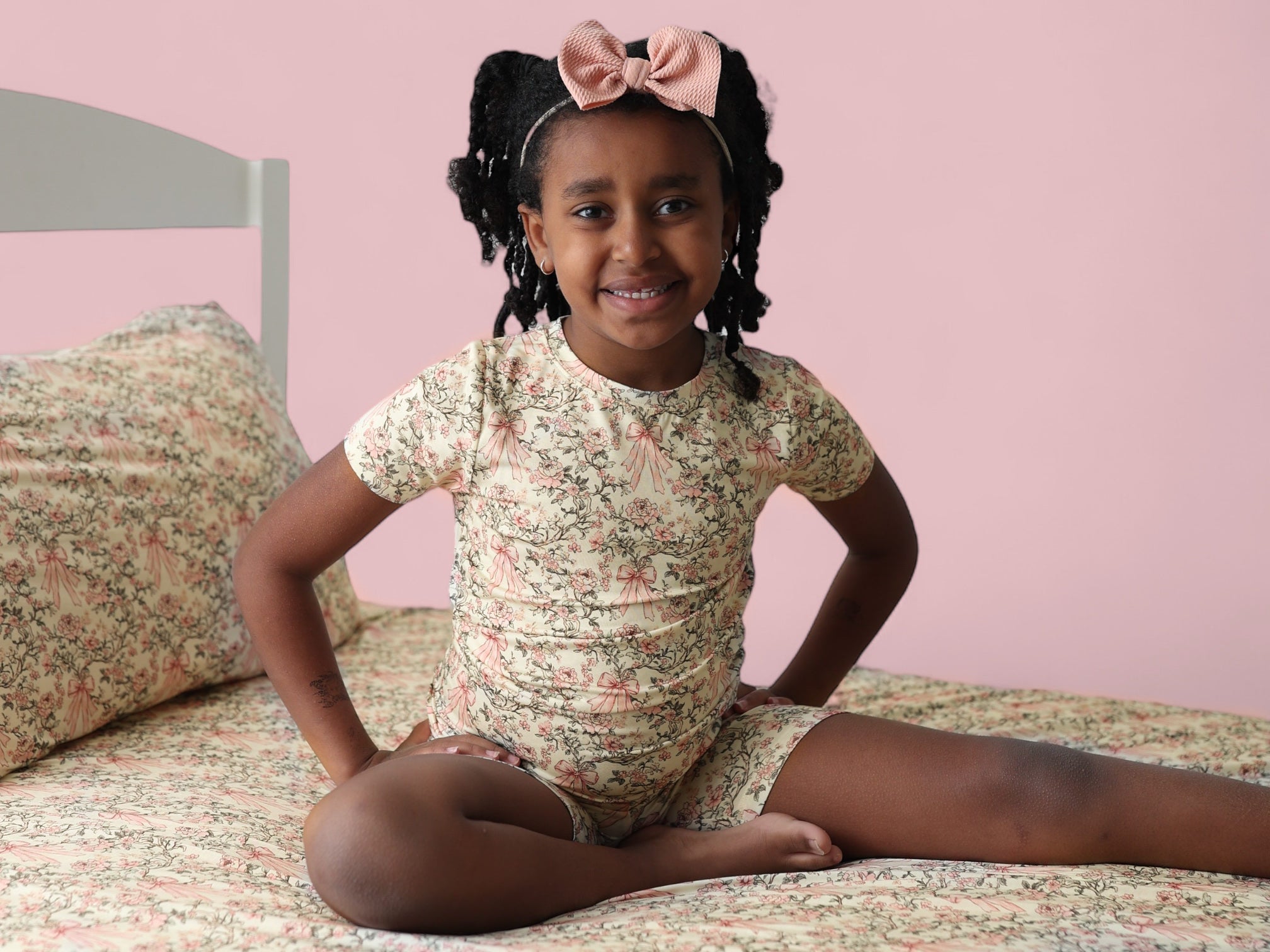 Victorian Bloom Dream Short Set