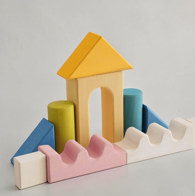 62 Pcs Stained Large Castle Building Blocks Set