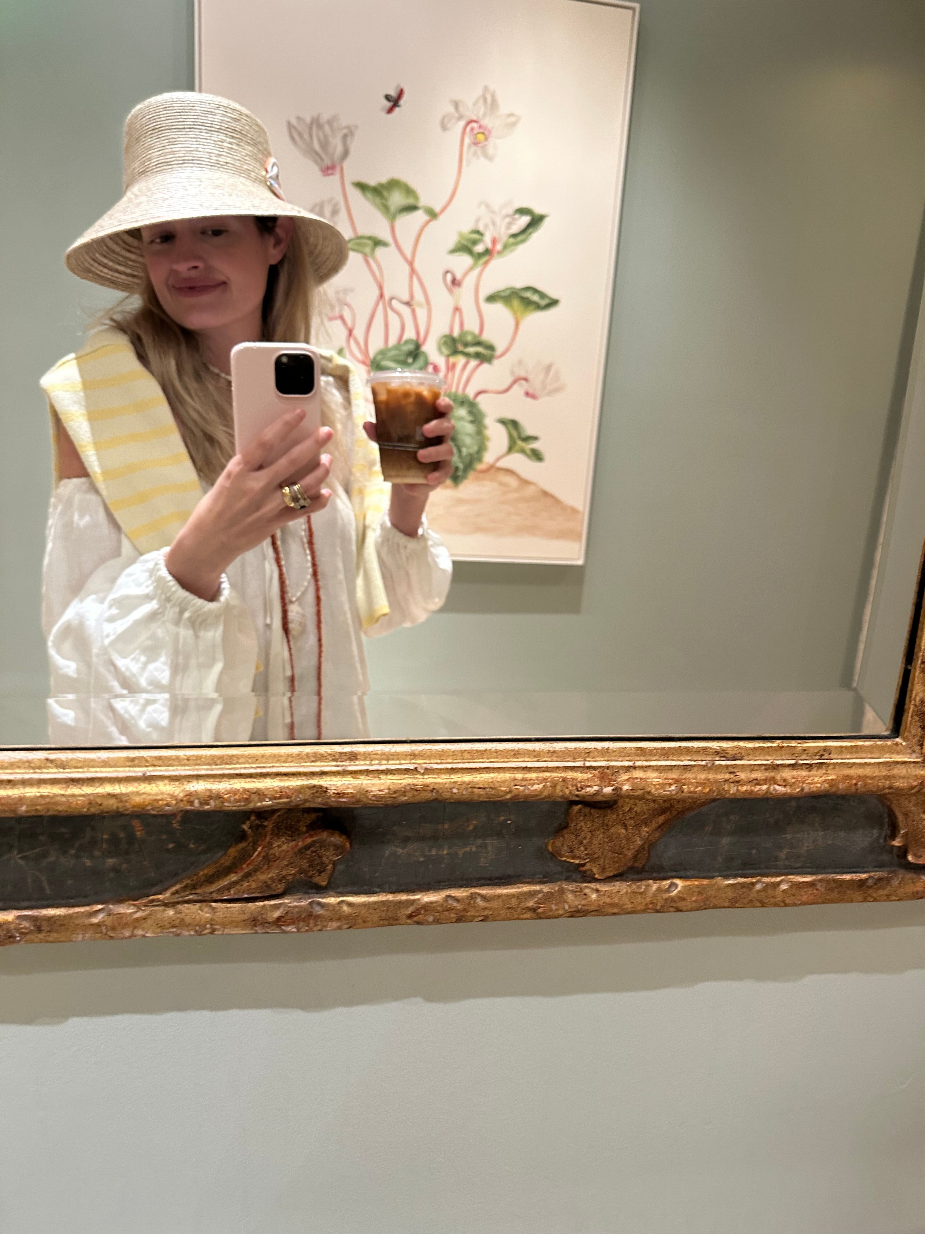 Clematis Bucket Hat - Chocolate Brown Wide & Short Grosgrain Ribbon