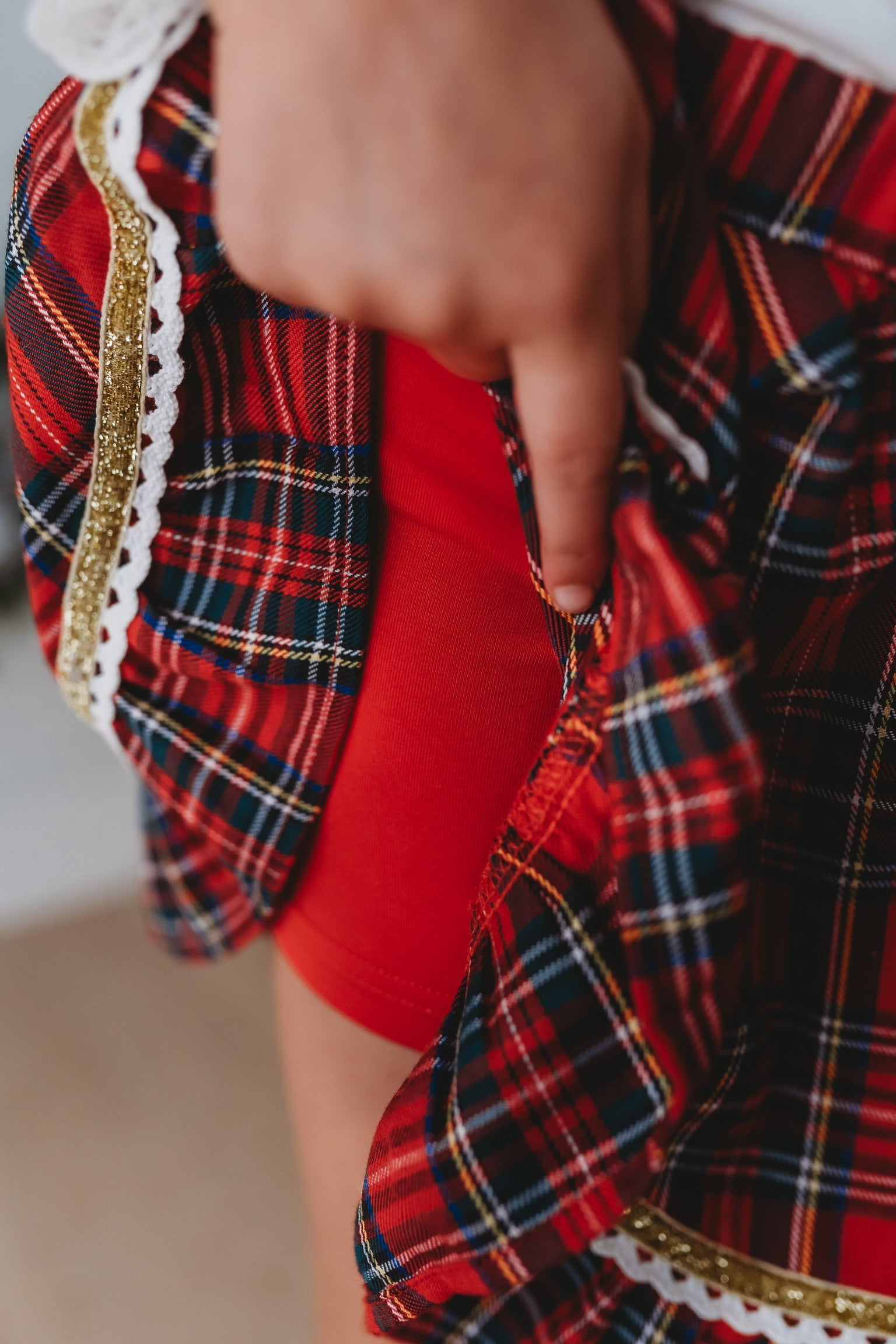 *preorder* Christmas Tartan Skort