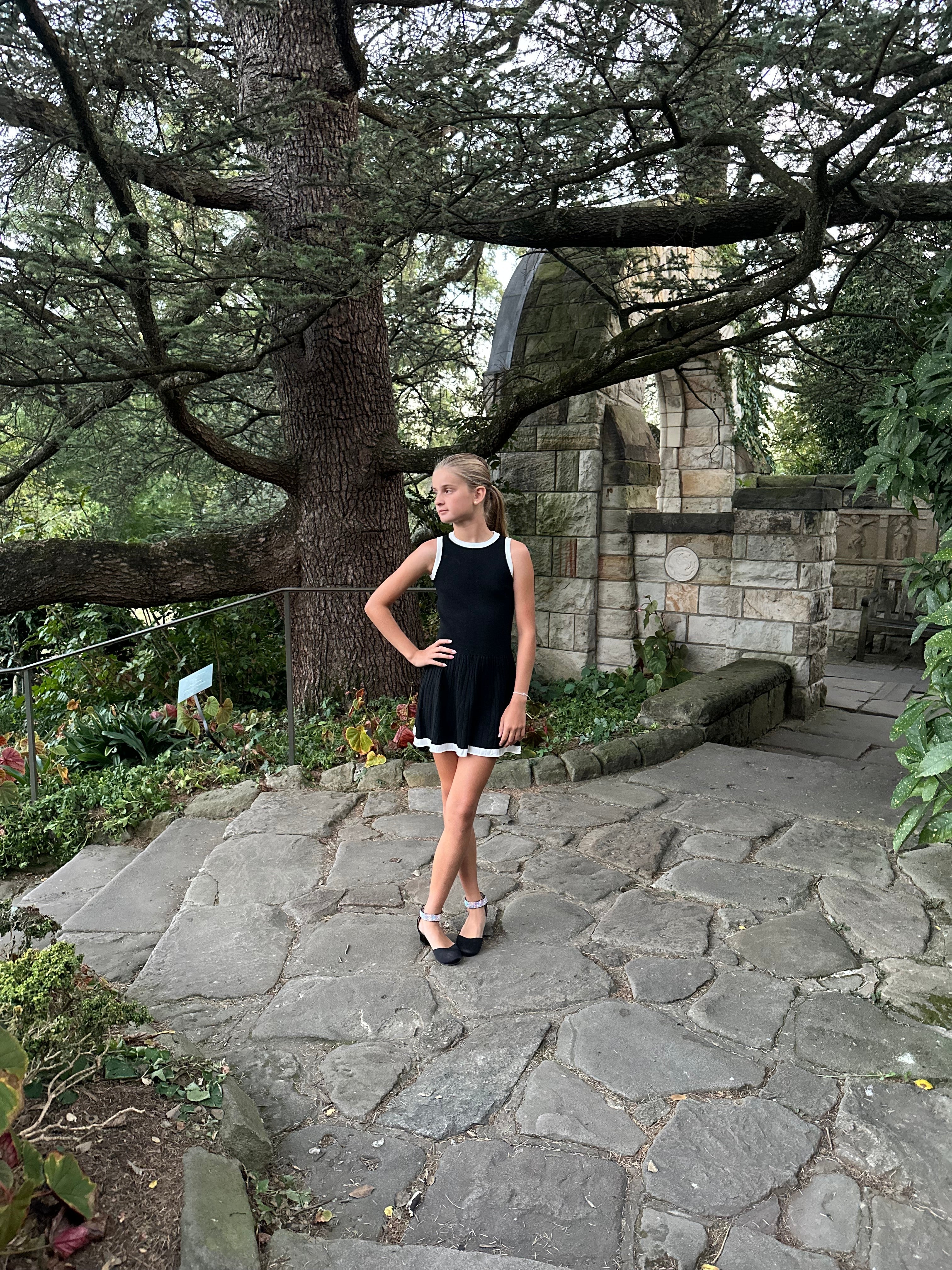 Aa Black Sweater Knit Dress