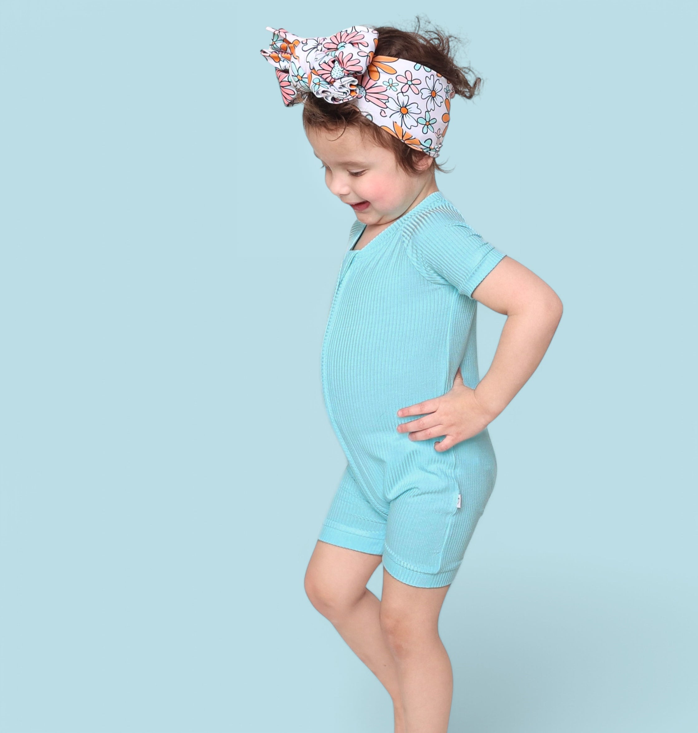 Capri Blue Rib Dream Shortie