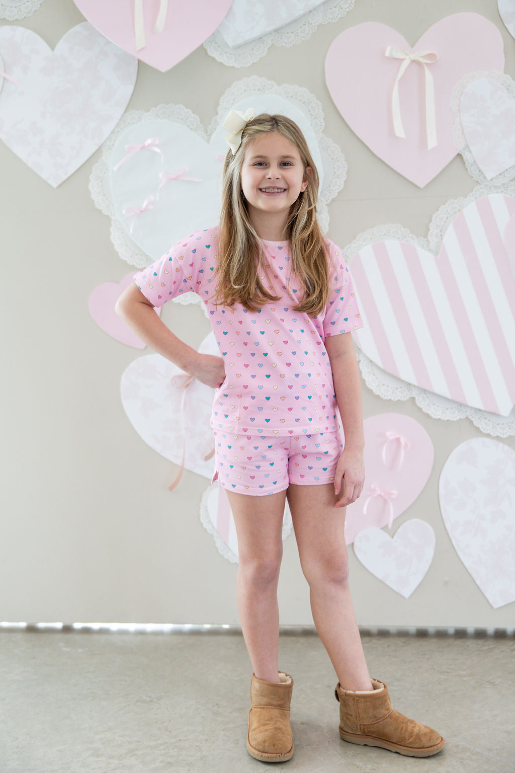 Pink Candyland Short And Shirt Set