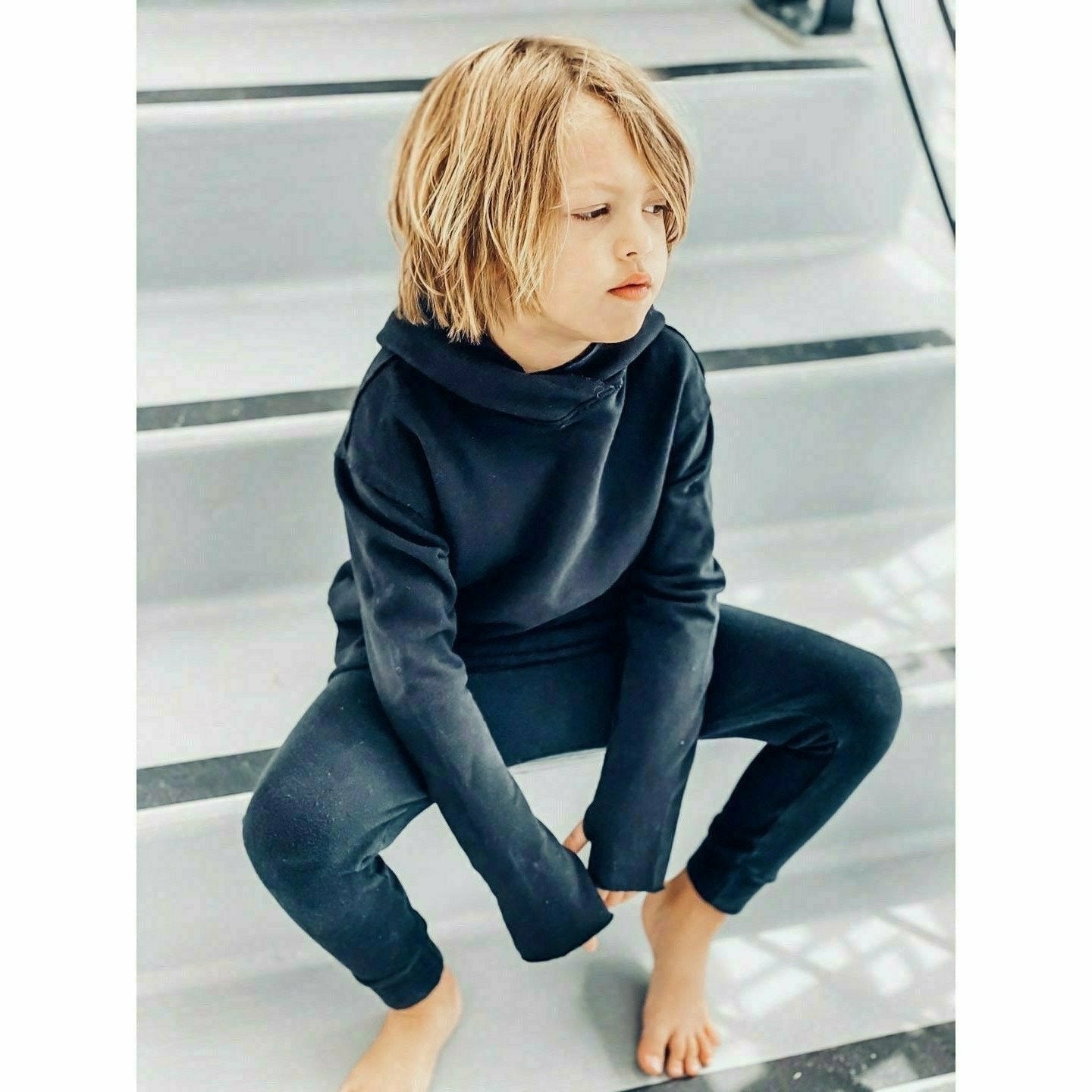 Organic Benji Kids’ Hoodie  Black