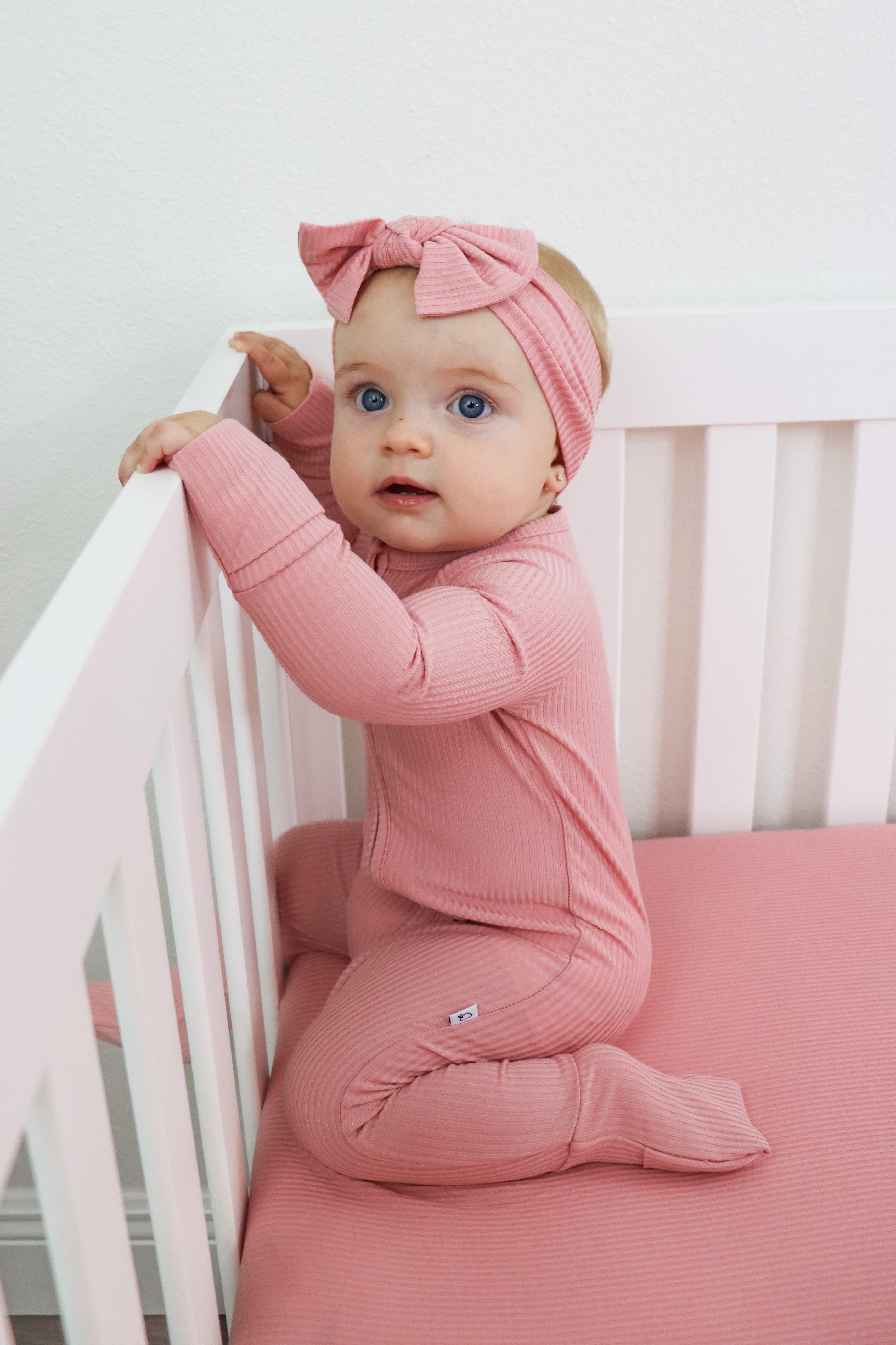 Mauve Rib Dream Romper