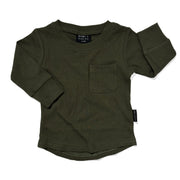 Bamboo Ribbed Long Sleeve - Hunter