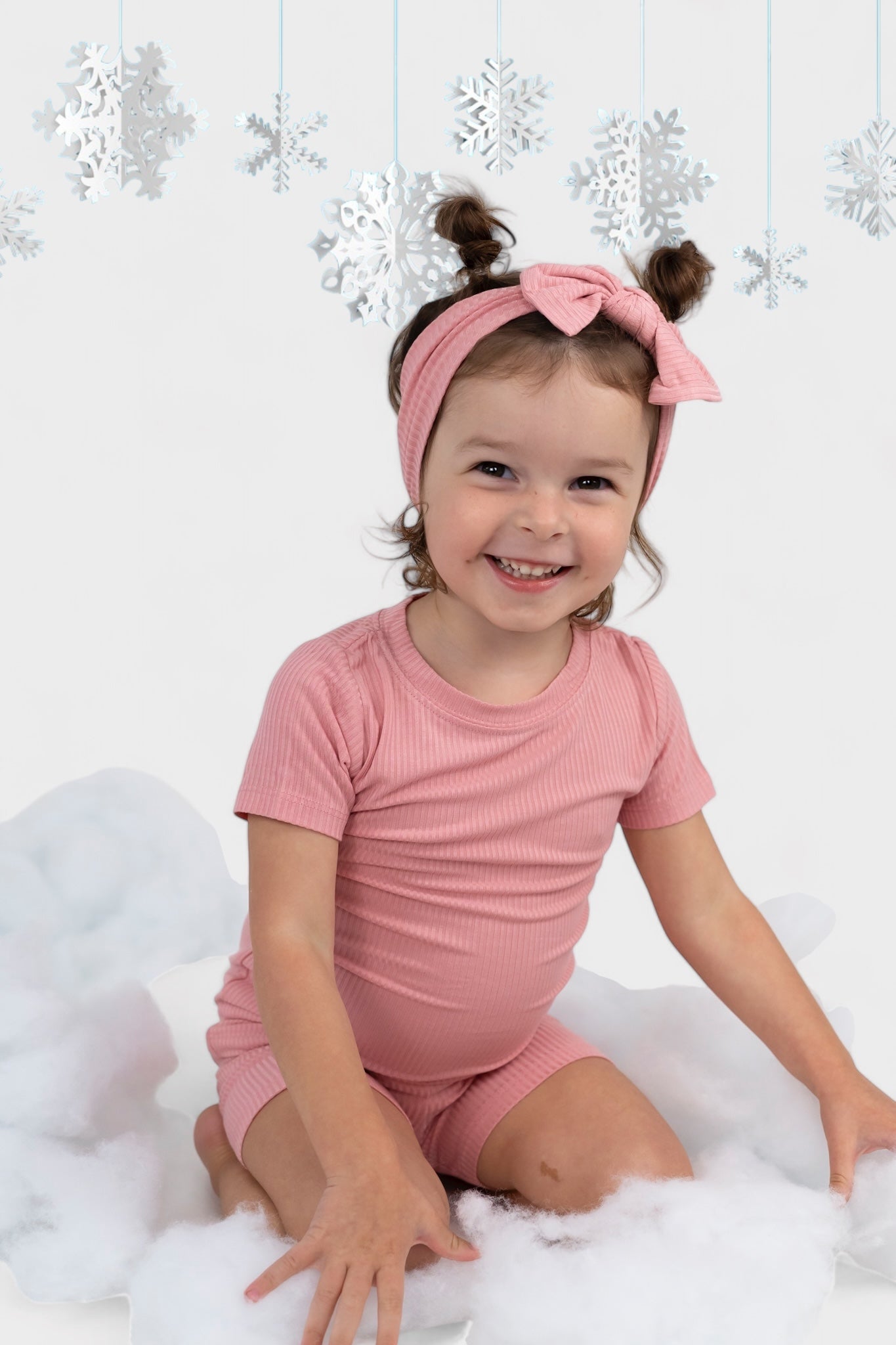 Mauve Rib Dream Short Set