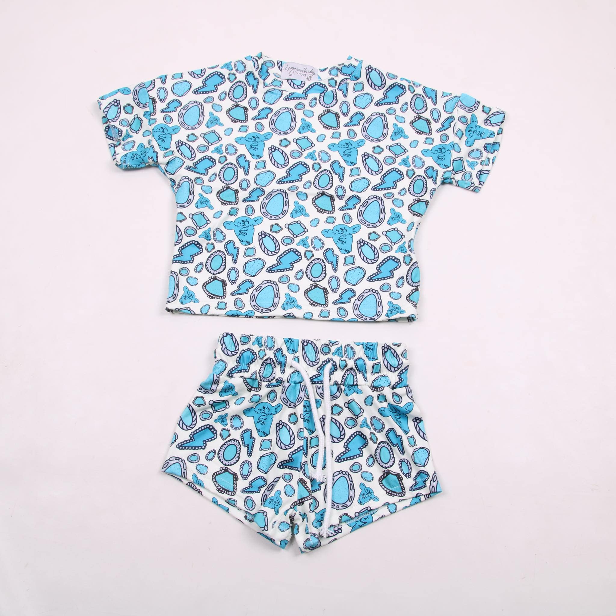 Western Turquoise Lounge Set