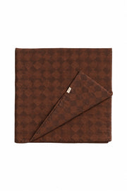Brown Diamond Crib Quilted Blanket